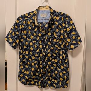 Bundle Of 3 Men's Shirts: Lemon Print, Denim, Palm